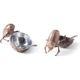 Atelier Terra Madre Khepri Bronz Metal Tuzluk & Biberlik 2'li Set - Standart