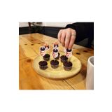 AtelierRed Kişiye Özel Resimli Cupcake Doğum Günü Süsü 36 adet