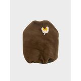 atelyu Köpek ve Kedi Kıyafeti haki polar kelebek aplikeli atlet sweatshirt (Medium)