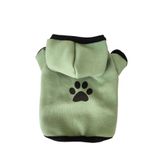 AtelyuPet kedi köpek kıyafeti patilli yeşil sweatshirt (Large)