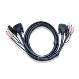 Aten 2L-7D02UD USB DVI-D Dual Link Desktop KVMP Switch Kablosu