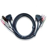 Aten 2L-7D03UD USB DVI-D Dual Link Desktop KVMP Switch Kablosu