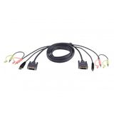 Aten ATEN-2L-7D03UI 3 m Usb DVI-I Single Kvm Kablosu