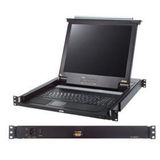 Aten Cl1000ma 17 İnch Lcd Amerikan Klavye Touchpad Kvm Switchi Olmayan Konsol