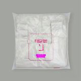 Ateş Plastik Hışır Atlet Poşet / Deniz / 600 gr Battal Boy / Ebat :32*65 cm / 1 Pk 60 Adet Market Poşeti