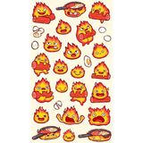 Ateş Sticker Telefon Laptop Notebook Tablet Defter Matara Stiker Etiket ST780