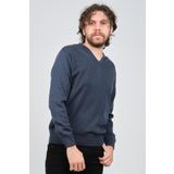 Ateş Triko 6091026 İndigo Erkek Kazak