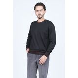 Ateş Triko 6091905 Siyah Erkek Kazak