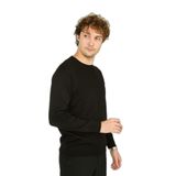 Ateş Triko Bisiklet Yaka Yün Kazak, XL, 8060920231025, Siyah, Erkek