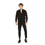 Ateş Triko Hakim Yaka Yün Hırka, 2XL, 8060920241021, Siyah, Erkek