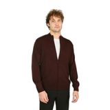 Ateş Triko Hakim Yaka Yün Hırka, XL, 8060920241021, K.BORDO, Erkek