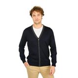 Ateş Triko V Yaka Yün Hırka, 2XL, 8060920252010, Lacivert, Erkek