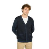 Ateş Triko V Yaka Yün Hırka, XL, 806092024490, Indigo, Erkek