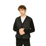 Ateş Triko V Yaka Yün Hırka, XL, 806092024490, Siyah, Erkek
