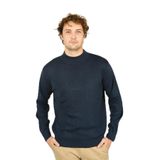 Ateş Triko Yarım Balıkçı Yaka Yün Kazak, XL, 8060920211024, Indigo, Erkek