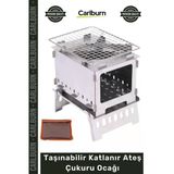 #Ateşçukuru Kamp Piknik Bahçe Barbekü Odun Yakma Aparatı Taşınabilir Katlanır Ateş Çukuru Ocağı