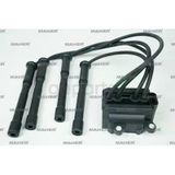 Ateşleme Bobini Clio 3 2005-2012 1.2 16V / Twingo 1993-2007 1.2 / Clio 2 1998-2005 1.2 16V / Symbol 1 1998-2008 1.2 / 3 Cıvatalı Buji Kablolu D4f