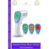 #Ateşölçer Temassız Alından Boyundan Bilekten Infrared Hızlı Hassas Ateş Ölçer Dijital Termometre