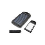 AteşTech 10000 Mah Solar Güneş Enerjili 12 Led Işıklı Flaşörlü Powerbank