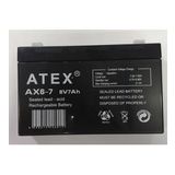 Atex 6 Volt 7 Amper 151x34x95 mm Akü