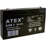Atex Akü 6V 7A (15X9.2X3.3CM) Atex