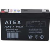 Atex Ax6-7 6V 7Ah Akü