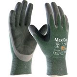 Atg Maxicut Oil 34-450LP Deri Takviyeli Iş Eldiveni Gri Yeşil C Kesilme Dirençli No 10 - Gri - Yeşil