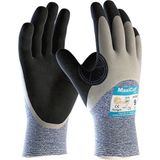 Atg Maxicut® Oil 34-505 3/4 No:7 Medium Dipped Kesilmeye Dayanıklı Eldiven - Siyah