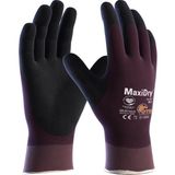 Atg Maxidry® 56-427 Süper Ince Yağ ve Sıvı Geçirmez Iş Eldiveni - Tam Kaplamalı - Bordo - 9