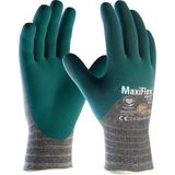 Atg Maxiflex® Comfort™ 34-925 Iç Astarı Pamuklu Ekstra Yalıtımlı Iş Eldiveni - 3/4 Kaplı - Gri - 8