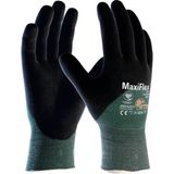 Atg Maxiflex Cut 34-8753 Kesilmeye Dayanıklı Iş Eldiveni - Yeşil - Siyah - 10