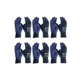 ATG Maxiflex Elite 34-244 Avuç Kaplamalı İş Eldiveni Large No:9, XL, 34-244-9-6-ÇİFT, mavi