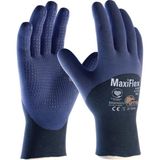 Atg Maxiflex® Elite™ 34-245 Sadece 14 Gram Ağırlığında En Ince Iş Eldiveni - Mavi - 9