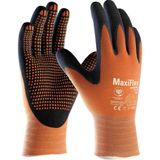 Atg Maxiflex® Endurance™ 34-848 Dotlu Mekanik Iş Eldiveni - Avuç İçi Kaplamalı - Turuncu