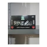 ATG Rayko - 40 Parça 20 Adet 28 mm Çelik Alçıpan Dübeli+40×40 Vida | Paslanmaz Jilet Tip Korniş Dübeli