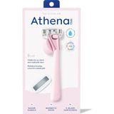 Athena Club Kadın Tıraş Bıçağı Seti 5 Bıçaklı Ergonomik Tasarım Hassas Cilt Dostu Rose Renk
