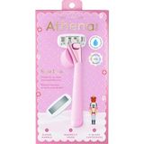 Athena Club Sugar Plum 5 Bıçaklı Kadın Tıraş Bıçağı Seti Uzun Ömürlü Kullanım ve Kaymaz Sap