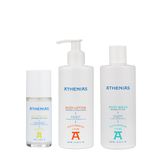 ATHENIAS Banyo Seti, Vücut Yıkama Jeli, Vücut Losyonu ve Deo Roll-On, 3'lü Set, Bergamot ve Narenciye