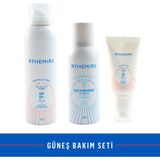 Athenias Güneş Bakım Seti Vücut Güneş Spray + Yüz Güneş Kremi + Güneş Sonrası Spray