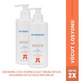 Athenias Niacinamide, E ve C Vitamini Içeren Vücut Losyonu 250 ml Uzun Süre Nem x 2 Adet - 500 Ml