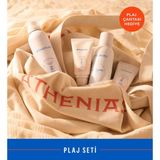 ATHENIAS Plaj Güneş Koruma Seti Vücut Güneş Sütü + Yüz Güneş Kremi + After Sun +Onarıcı Balm+Plaj Çantası