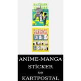 Athica Yayınları Katiller Tatilde 1-2 Manga Seti (2 Kitap) / Renkli / Anime-Manga Sticker ve Kartpostal Hediye