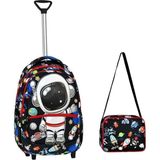 Athletic Back To School Okul Çekmeli Okul Çantası Çekçekli Okul Çantası Erkek Tekerlekli Okul Çantası Astron - --