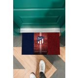 Athletico Madrid Kapı Önü Paspası Dekoratif Kapı Paspası Dış Mekan Paspas Ev Içi Paspası 45x70cm