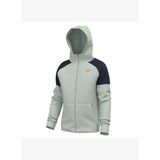 Athletics Rb Erkek Kapüşonlu Fermuarlı Sweatshirt Gri / Lacivert