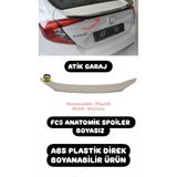 ATİK GARAJ HONDA CİVİC SEDAN FC5 KASA ANATOMİK ABS PLASTİK SPOİLER