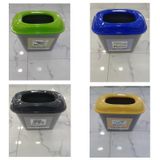 Atık Geri Dönüşüm Kutusu Çöp Kovası 50 litre 4 lü Set