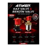 ATİKER Gaz Kesici + Benzin Kesici (İkili Set)