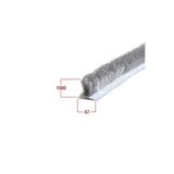 ATILGAN Cam Balkon, Sürgülü Kapı Kıl Fitili Taban Genişliği : 6.7 Mm X Kıl Yüksekliği :10 Mm ( 10 Metre )