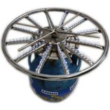 Atılım ATLM0001 38 cm Filtreli Krom Dönerli Künefe Ocağı Tüp Musluğu